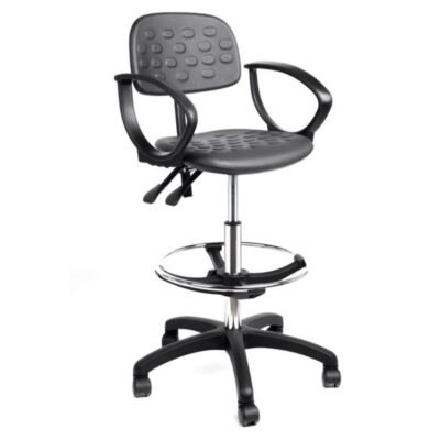 1910AC Silla giratoria alta con coderas