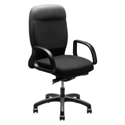2480 CS Sillón dirección TOP SIT respaldo alto con coderas fijas