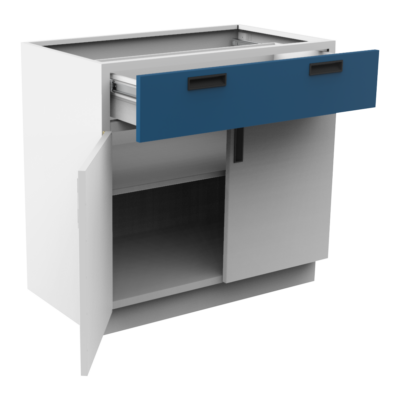 A3-080 Puerta, cajón y entrepaño - puerta doble