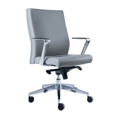 BM 1261 Silla ejecutiva alta, brazo aluminio