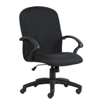 BM 141 silla ejecutiva de respaldo bajo, base de nylon