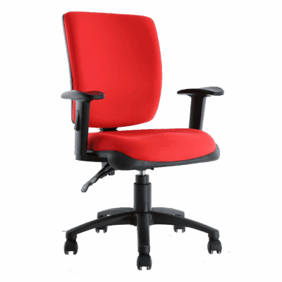BM 2300 Silla operativa alta, brazos ajustables
