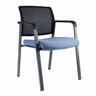 BM 560 silla visitantes estructura tubo rectangular