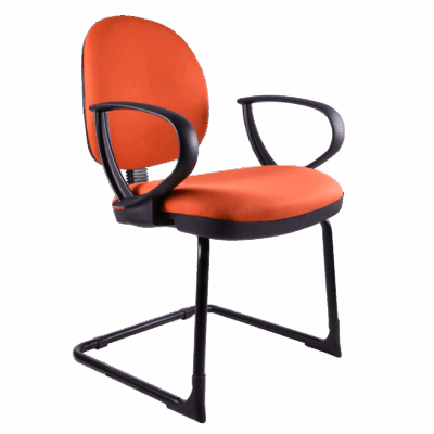 BM 608 silla para visitante con brazos y trineo