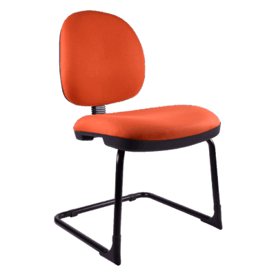 BM 609 silla para visitante sin brazos, con trineo