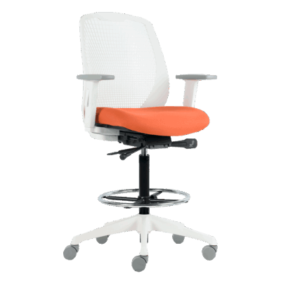 BM 7505 BL silla para dirección respaldo alto, con brazos