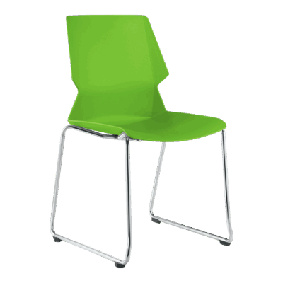 BM 860 silla para visitante con concha plástica