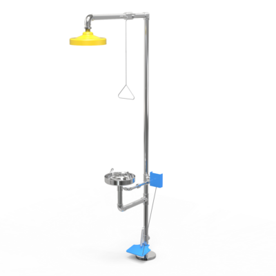 GC-123-CP Regadera mixta acero inoxidable