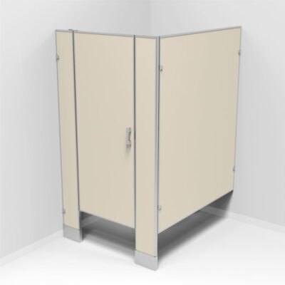 '-MAM M1D-1 Mampara 1 división 100cm frente 150cm fondo, acabado esmaltado